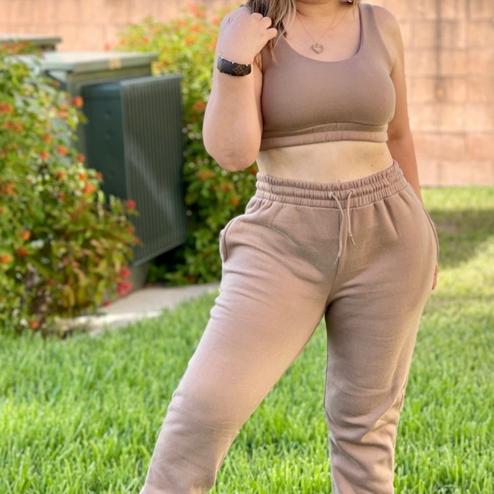 Crop top jogger set